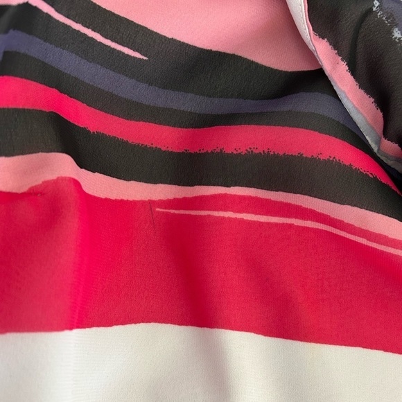 Kasper Sleeveless Stripe Blouse l SIZE S - Picture 5 of 5